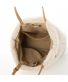 UNBILLION cachecache ドット刺繍ボアミニトートバッグ