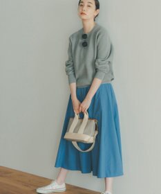 TOPKAPI 【Breath TOPKAPI】スコッチグレイン ネオレザー ミニ トート バッグ ショルダー付き S