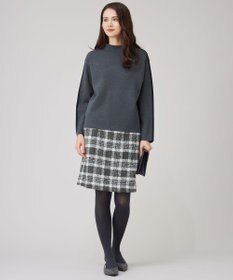 自由区 【セットアップ対応・洗える】ウールミラノボトルネック ニット