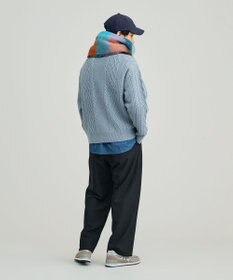 J.PRESS YORK STREET 【UNISEX】アランケーブル クルーニット