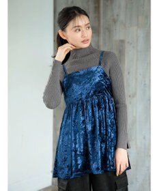 Green Parks ・ＥＬＥＮＣＡＲＥ　ＤＵＥクラッシュベロアキャミチュニック