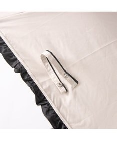 UNBILLION カシュネ cachenez / 【晴雨兼用】【日傘】 【UV カット率99.999.9％以上】PUバイカラーフリルトップレス折りたたみ傘