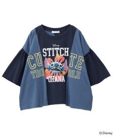 Green Parks スティッチ／リメイク風ドッキングＴシャツ