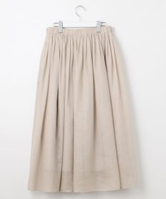 23区 L 【接触冷感/洗える】シアーフィルム フレアスカート