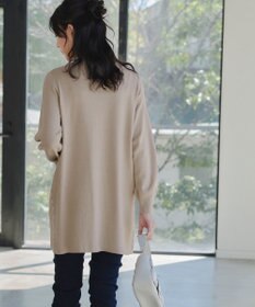 Tiaclasse L 【洗える】ジャカードフリルチュニック