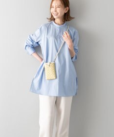 MIYABIYA La quoh with kirakaracho 南蛮七宝プリントレザー スマホショルダー