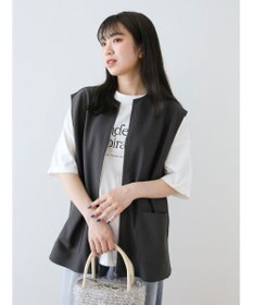 Green Parks シンプルフェミニンロゴチュニック