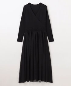 GRACE CONTINENTAL チュールコンビニットワンピース