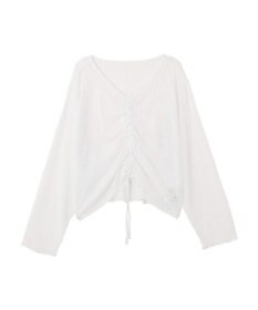 earth music&ecology フロントドロストシアープルオーバー