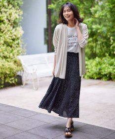 ANY 【接触冷感/UVケア/吸水速乾】長袖シアーカーディガン