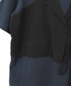 YECCA VECCA ビスチェレイヤード風デザインTee