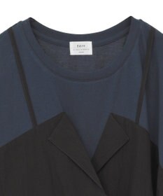 YECCA VECCA ビスチェレイヤード風デザインTee