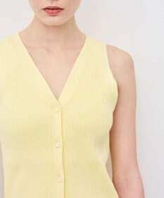 uncrave リブニット 2WAYタンクトップ