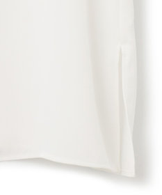 ICB 【洗える】BackSatinAmunzen 5分袖スカーフタイブラウス