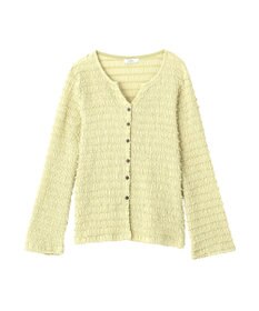 earth music&ecology 【予約】シャーリングカットカーディガン