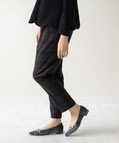 Bridget Birkin 【Bridget Birkin】パールストーンベロアパンプス