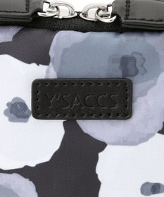 Y'SACCS 総柄プリントハーフムーンポーチ