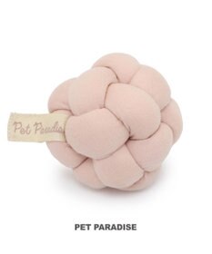PET PARADISE ペットパラダイス 猫 編み ボール トイ  《ピンク》単品