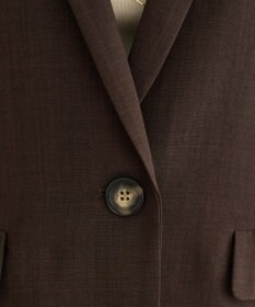 YECCA VECCA マシンウォッシャブルリネンライクジャケット