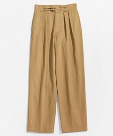 LENO DOUBLE BELTED GURKHA TROUSERS 《UNISEX》 ダブルベルトグルカパンツ