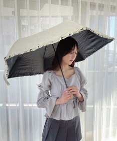 WEGO 【日傘/雨晴兼用/UVカット/日焼け対策/紫外線対策/熱中症対策】PROTECT　U　フリル