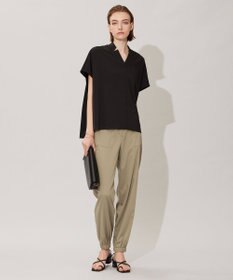 ICB 【洗える】 キュプラナイロンストレッチ ジョグパンツ