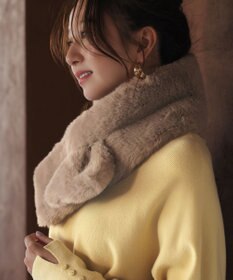 ANY SIS フェイクファー ティペット