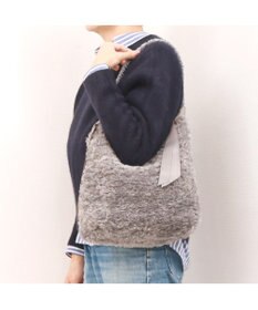 UNBILLION カシュカシュ cachecache / 下がりグログランボアトートバッグ