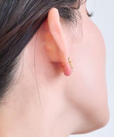 Phoebe リーフグレースビジューピアス&イヤリング　ゴールド