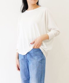 TOQUE 〈大草直子さんアドバイザー〉 【天然素材】タンギスコットン天竺ドルマンTシャツ