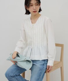 AMERICAN HOLIC 【イージーケア】ピンタックブラウス