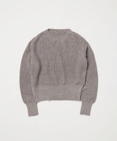 TOQUE 〈大草直子さんアドバイザー〉ベビーアルパカ×シルクハニカムニットトップス