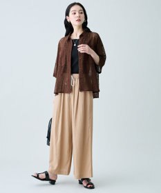 ANY レースハーフスリーブシャツ