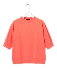 23区 L 【洗える/吊り干しOK】ヴィスコースストレッチ パフスリーブ ニット