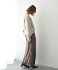 YECCA VECCA サテンフレアスカート