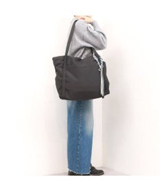 UNBILLION カシュカシュ cachecache / コード編みハンドルビッグナイロントート