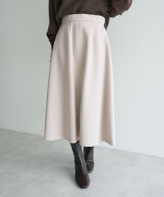 YECCA VECCA メルトンジャージーAラインスカート