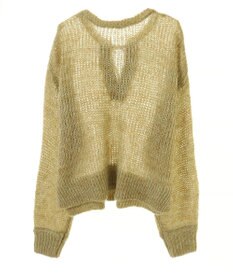 Green Parks ２Ｗａｙ起毛メッシュニットプルオーバー