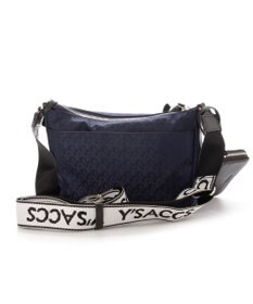 Y'SACCS モノグラム×リサイクルレザー スクエアショルダー