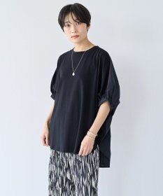 AMERICAN HOLIC 異素材ドッキングドルマンプルオーバー