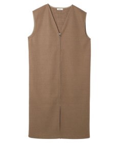 earth music&ecology 圧縮ニットＺＩＰジャンスカ