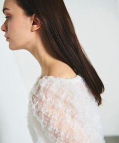 GRACE CONTINENTAL チュール刺繍トップ