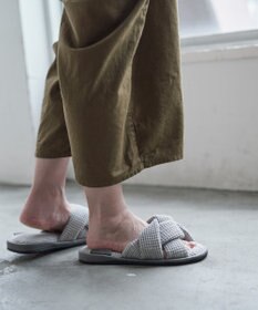 LOOM&SPOOL ワッフルスリッパ