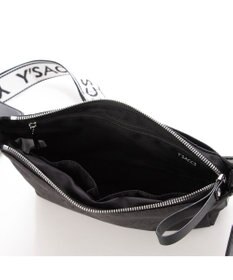 Y'SACCS モノグラム×リサイクルレザー スクエアショルダー