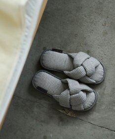 LOOM&SPOOL ワッフルスリッパ