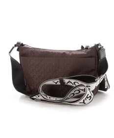 Y'SACCS モノグラム×リサイクルレザー スクエアショルダー