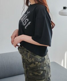 WEGO ラインストーンショートT