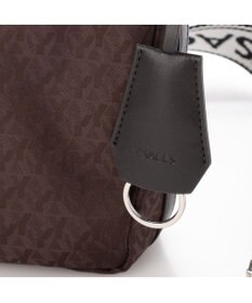 Y'SACCS モノグラム×リサイクルレザー スクエアショルダー