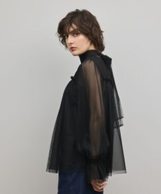 GRACE CONTINENTAL チュールタイブラウス