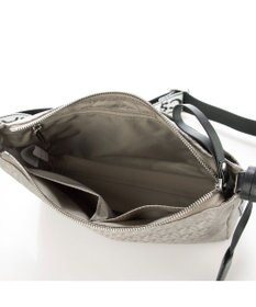 Y'SACCS モノグラム×リサイクルレザー スクエアショルダー